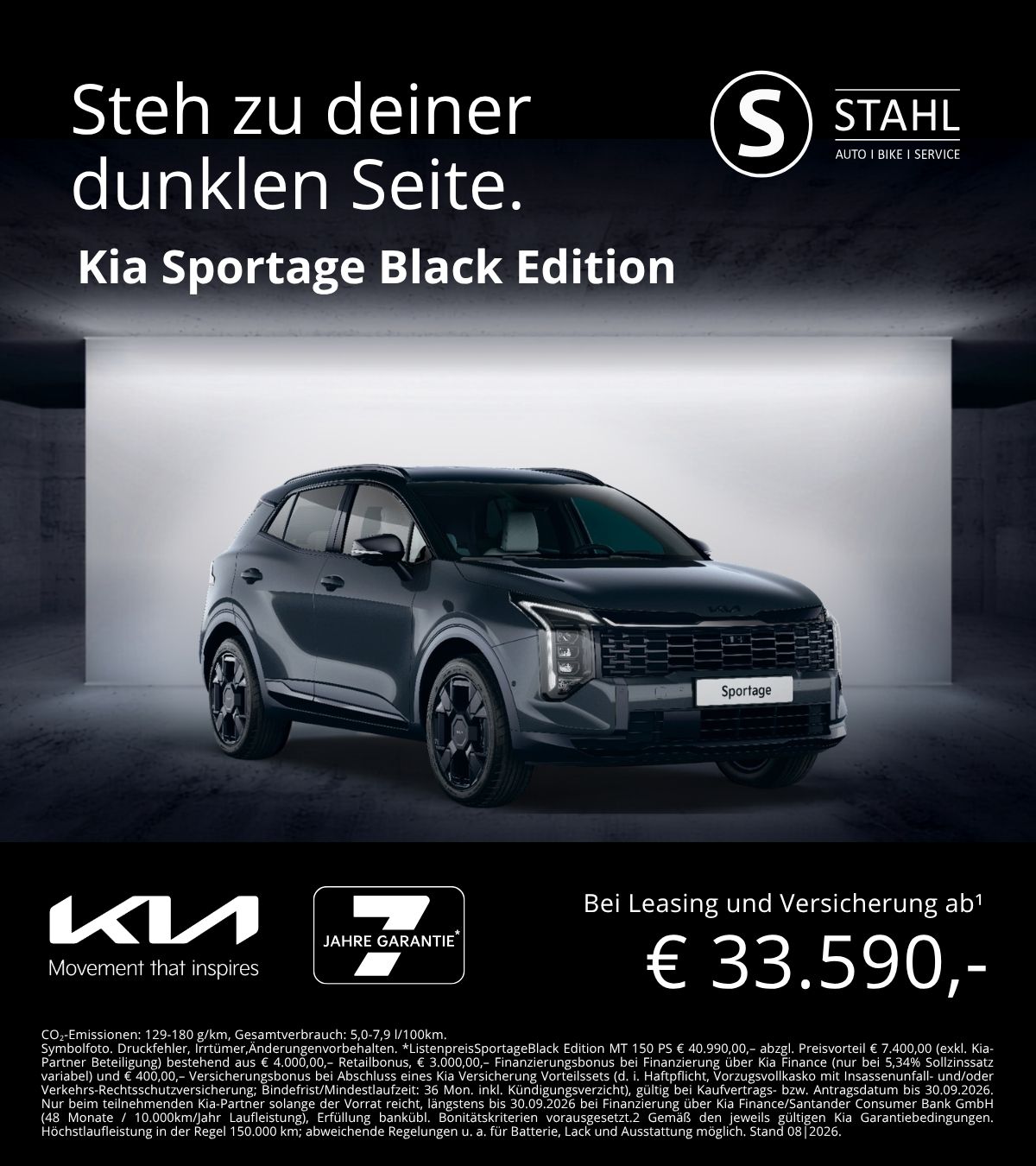 Kia Sportage Black Edition – 09 2026