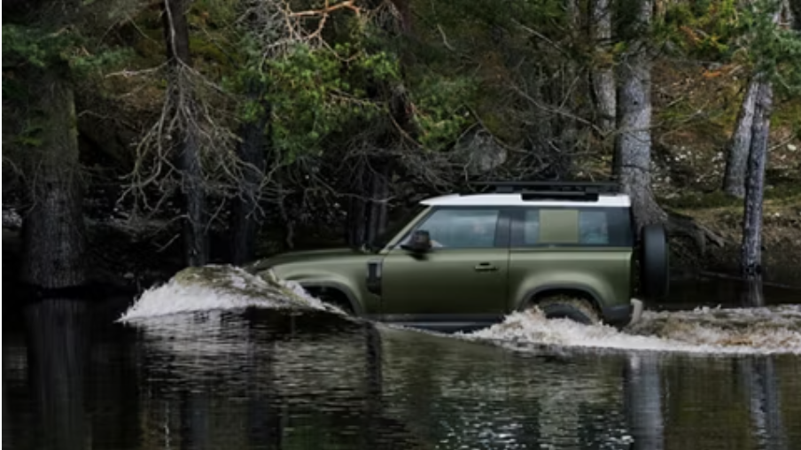 Die Watttiefe in Aktion beim Defender Hard Top