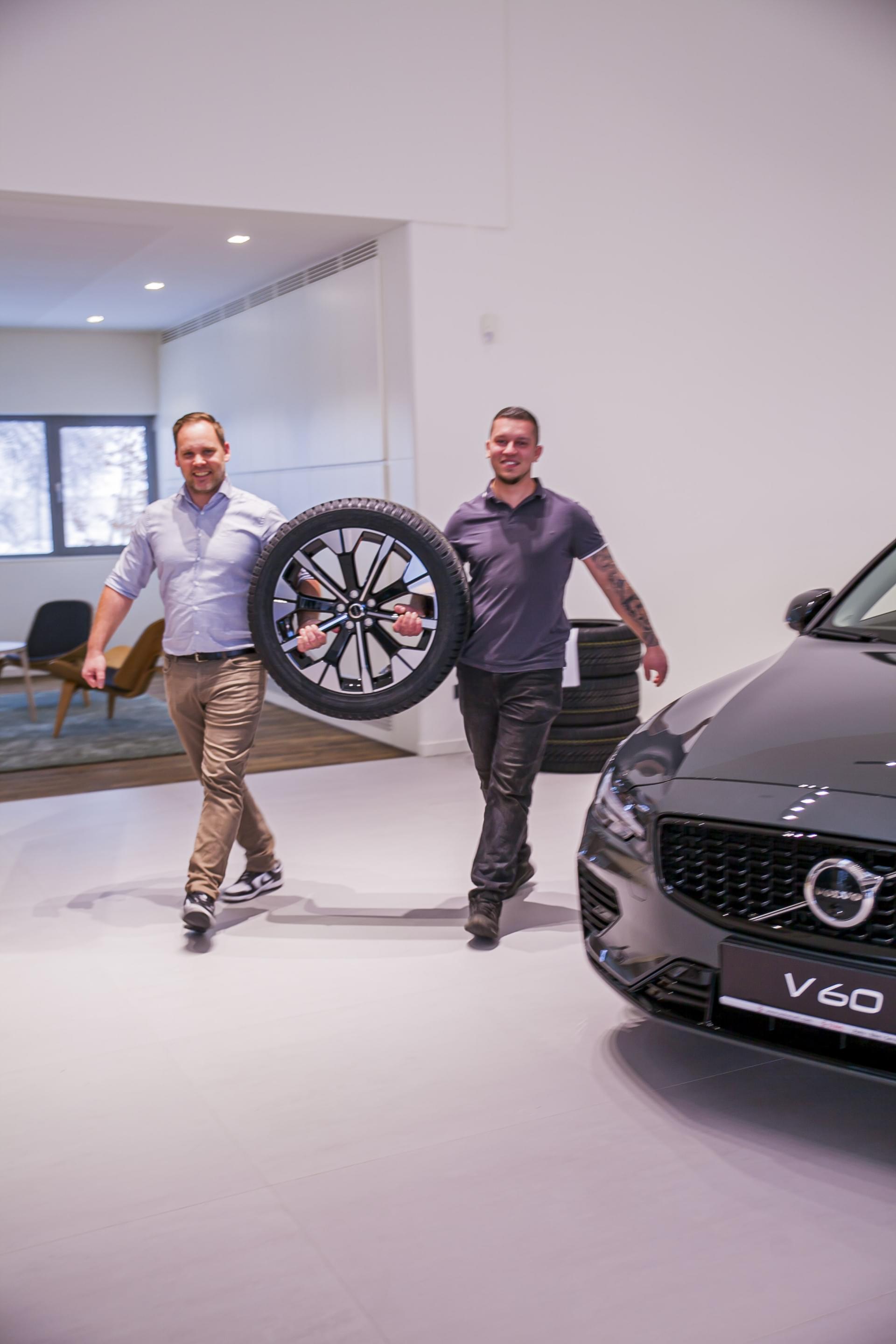 Auto Stahl Wien 23 – Fotoshooting Team Volvo – neuer Volvo Showroom 20260114-035