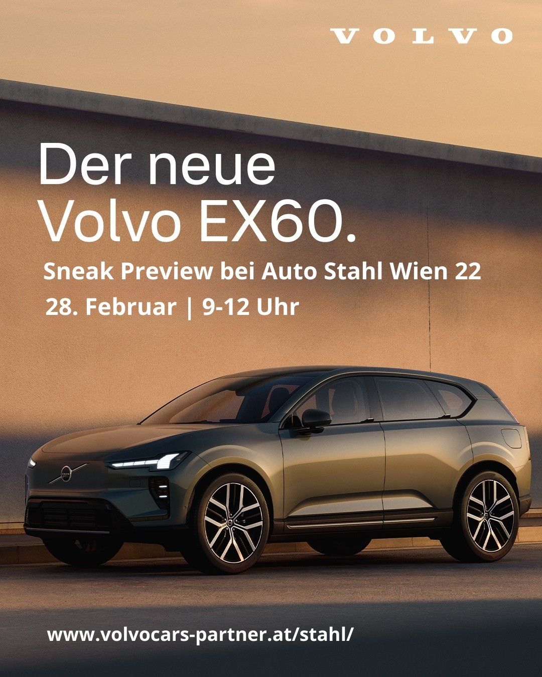 Sujet Feed – Volvo EX60 – EInladung zur Roadshow – 28.2.2026
