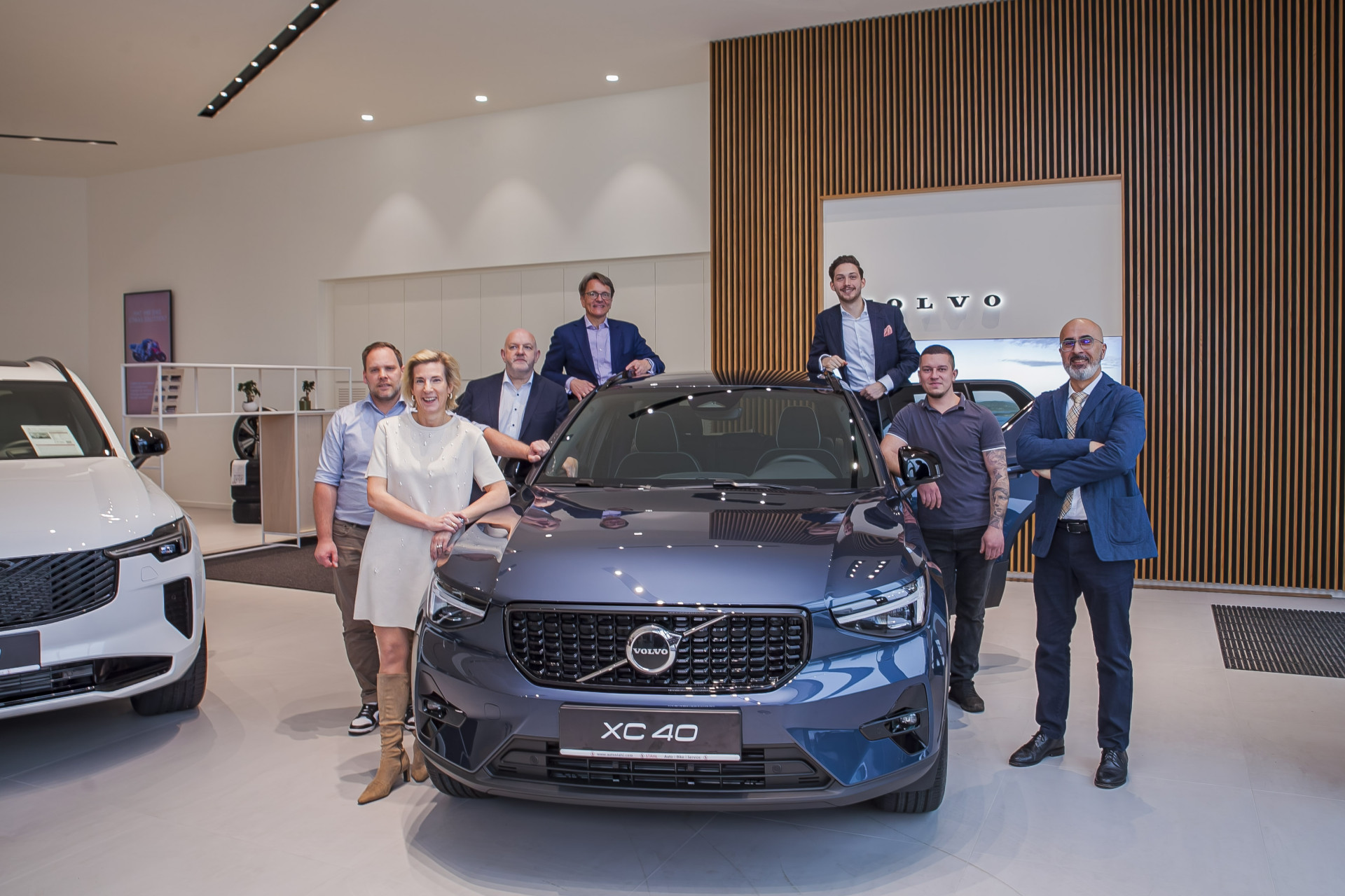 Auto Stahl Wien 23 – Fotoshooting Team Volvo – neuer Volvo Showroom 20260114-006