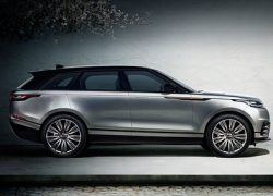 Range Rover Velar bei Auto Stahl Seitenansicht