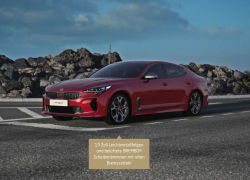 Kia Stinger bei Auto Stahl Seitenansicht
