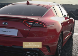 Kia Stinger bei Auto Stahl Heckansicht