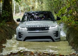 Range Rover Evoque 2019 Frontansicht Kühlergrill Scheinwerfer Licht