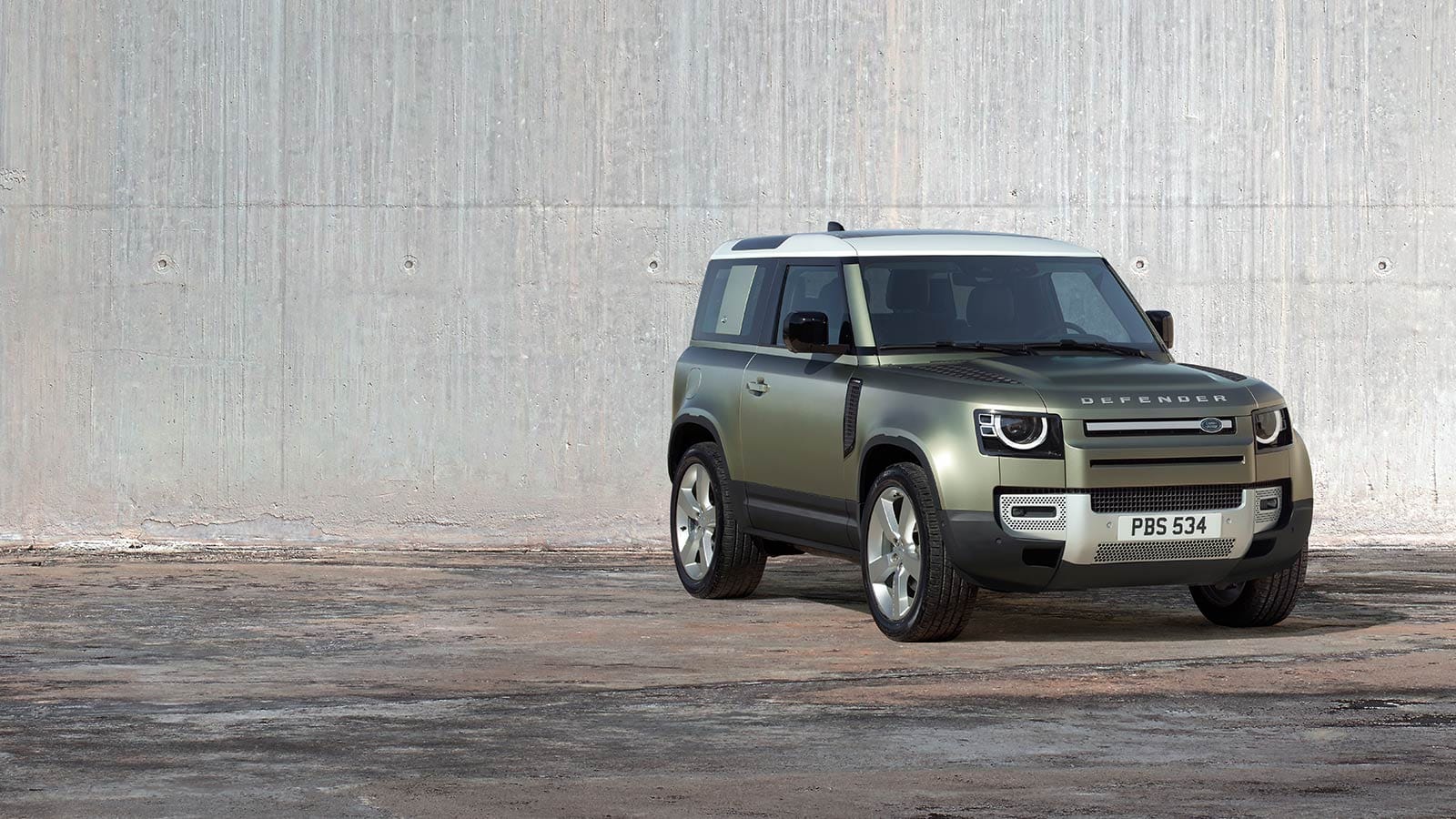 Land Rover Defender bei Auto Stahl Seitenansicht Modellbild