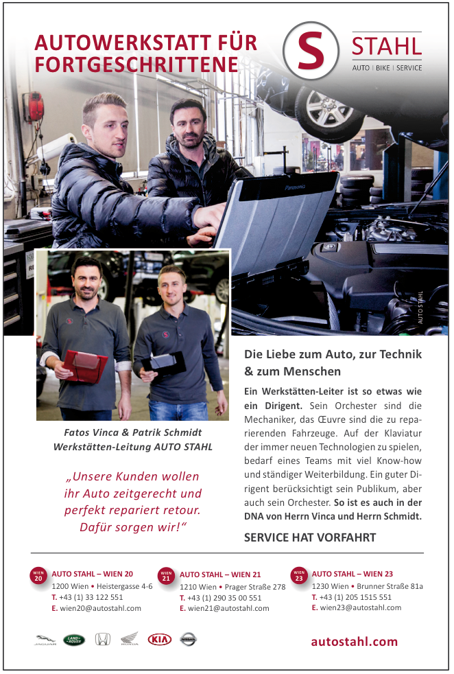 Presseartikel Auto Stahl Kurier Artikel: Autowerkstatt für Fortgeschrittene, erschienen am 19.5.2019