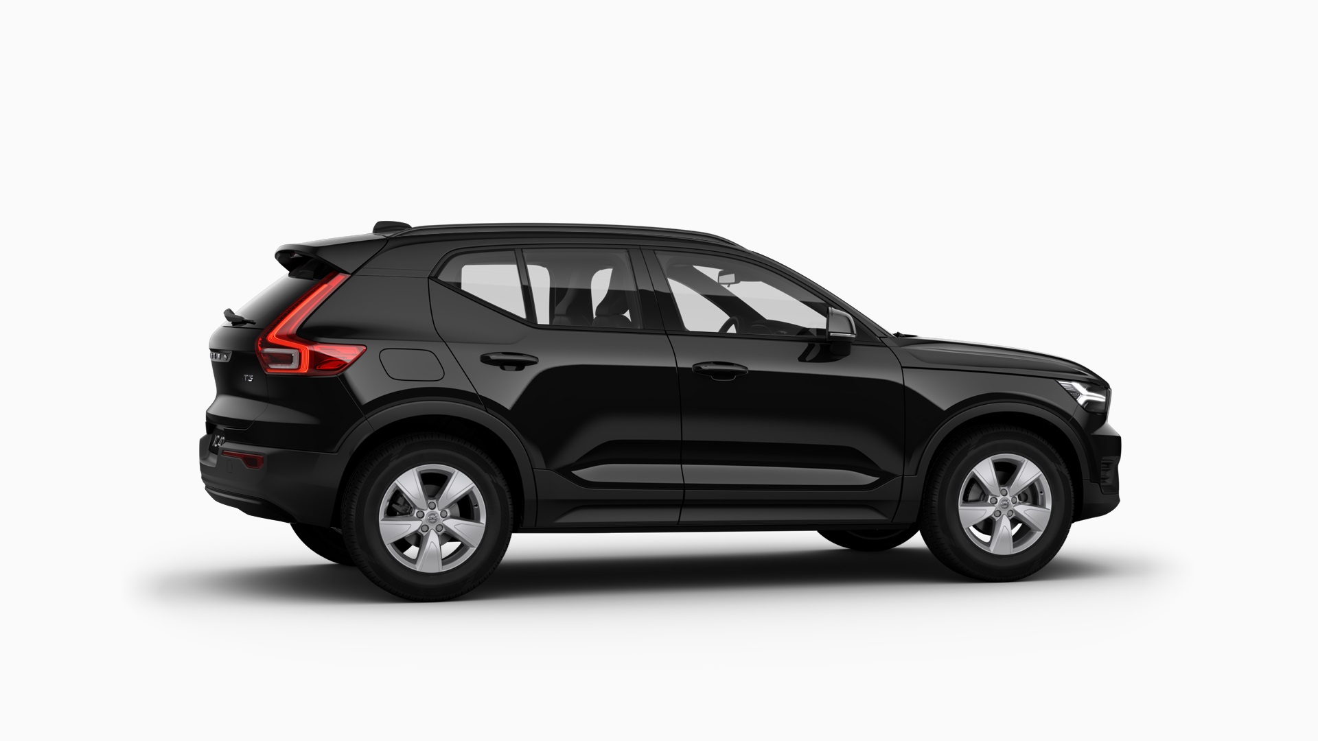 Volvo XC40, Modellfarbe schwarz, Außenansicht