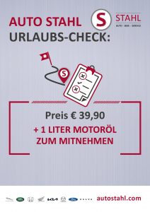 Urlaubs Check Auto bei Auto Stahl 