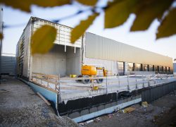 AUTO STAHL Wien 22 | Baufortschritt Fassadenverglasung | Oktober 2020