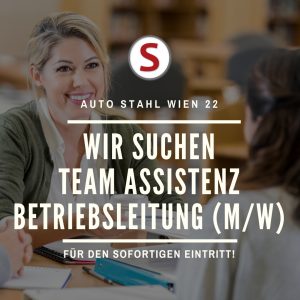 Freie Stelle Team Assistenz Betriebsleitung Wien 22