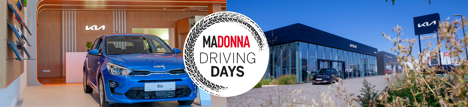 Header Auto Stahl Kia Experten bei den Madonna Driving Days 2023